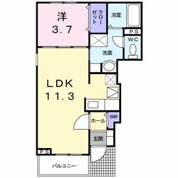 阿波中島駅 徒歩14分 1階の物件間取画像